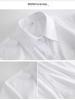 Women's Loose Short Sleeve White Stand Collar Shirt - Versatile Summer College Style JK Uniform Top