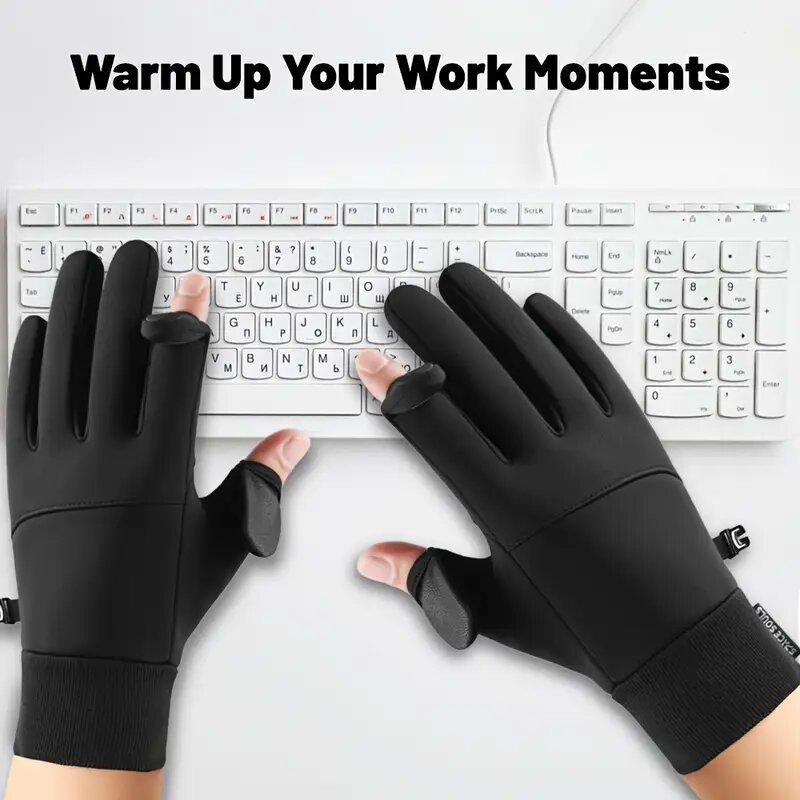 Touch Screen Gloves for Men And Women Windproof Waterproof Warm Autumn Winter Outdoor Fishing Running Cycling Skiing Cold Gloves