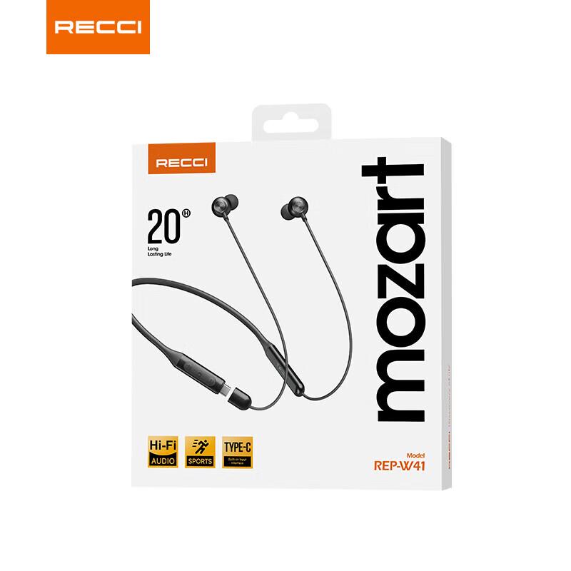 Recci REP-W41 Wireless Neckband Headphones