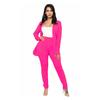 2 Pcs/Set Lady Formal Coat Pants Set Long Sleeves Slim Fit