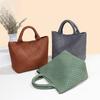 Fashionable and Trendy Retro Vegetable Basket Underarm Handbag, Hand-woven Bag, Simple Summer Mother and Child Tote Bag