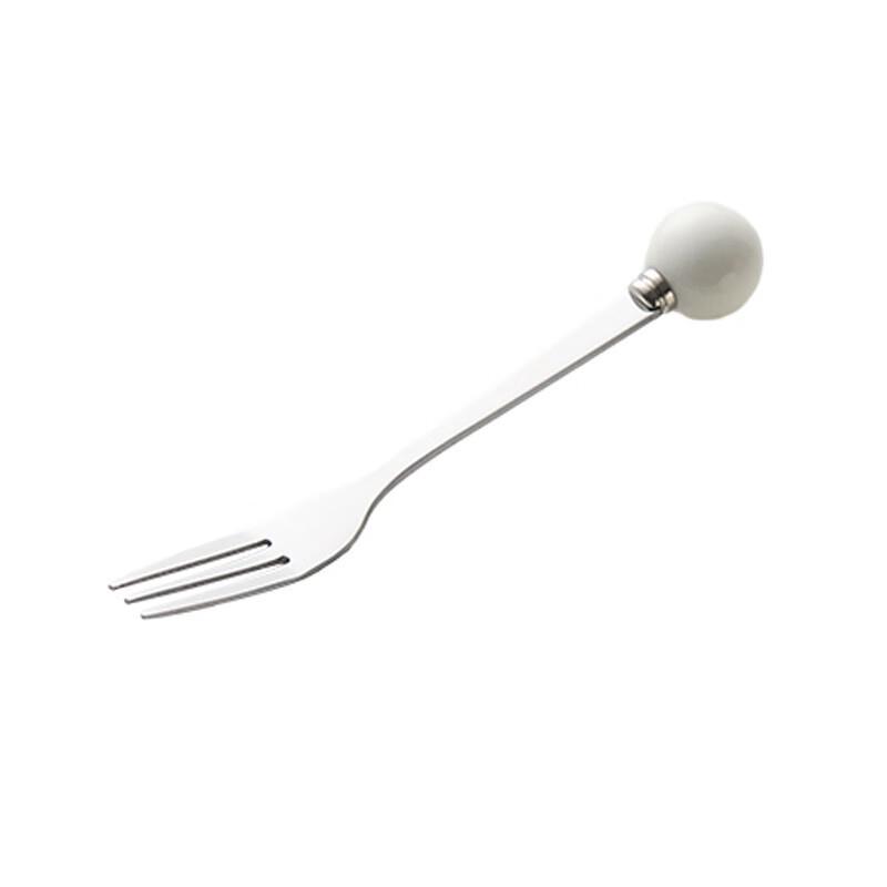 ZISIZ Stainless Steel Fruit Fork & Dessert Spoon Set