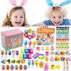 120Pcs Prefilled Easter Eggs Easter Egg Fillers with Assorted Toys Filled Easter Egg Gift Funny for 3 4 5 6 7 8 Year