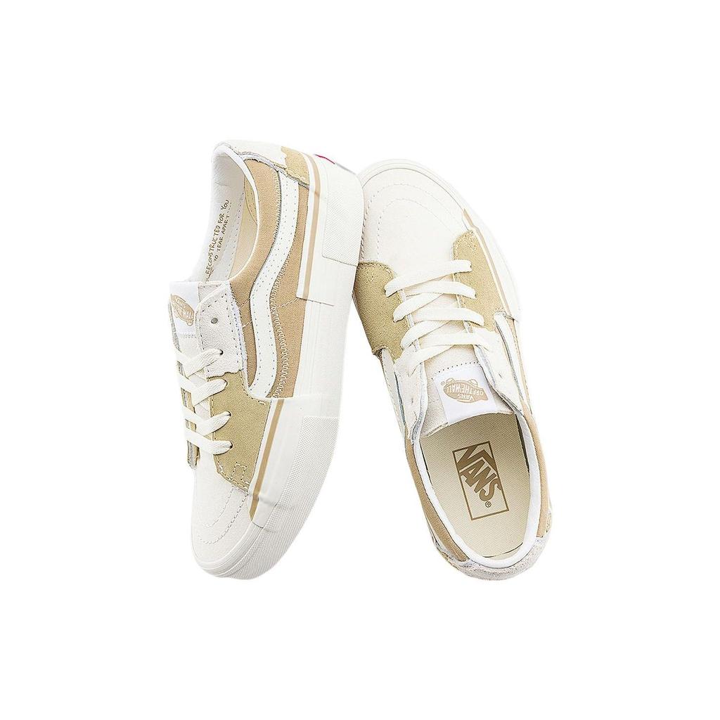 Vans Zapatillas de Skate Sk8-Low Oat Latte de Caña Baja Unisex Blanco Marrón VN0009QSCNI