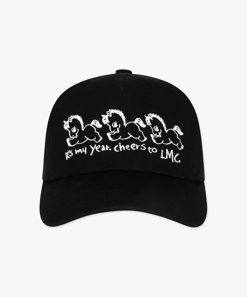 LMC New Year Horse 5Panel Cap Black
