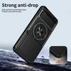 For Honor 400 Pro 5G (Global) Magnetic Case Ring Holder Foldable Kickstand TPU PC Phone Cover with Camera Lens Slider