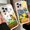 Handyhülle für iPhone 17 Air 16E 15 16 Pro Max P-Pikmins Niedliche Spielabdeckung 14 Plus 13 12 Mini Weiche Silikonhülle Fundas