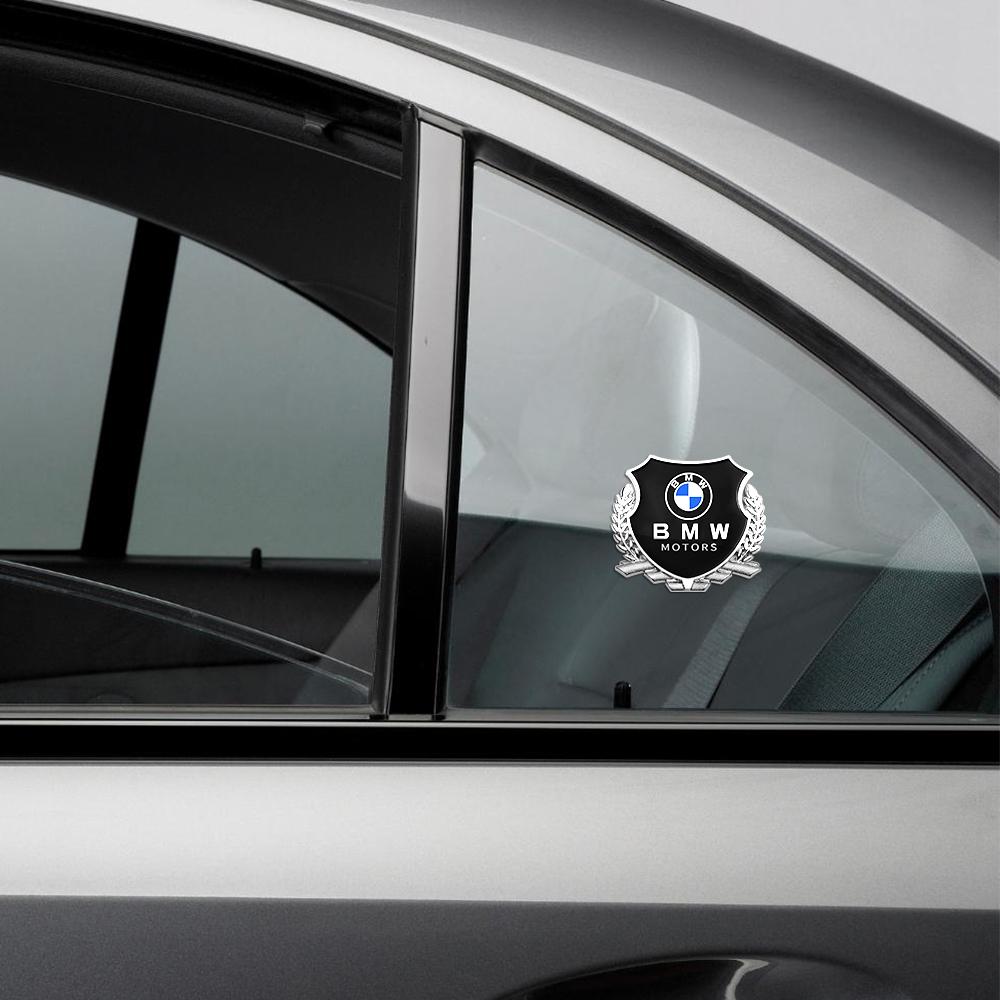 3D Metall Zinklegierung Auto Karosserie Schild Emblem Abzeichen Außen Dekorative Aufkleber Kofferraum Fenster Tür Aufkleber Zubehör Für BMW M