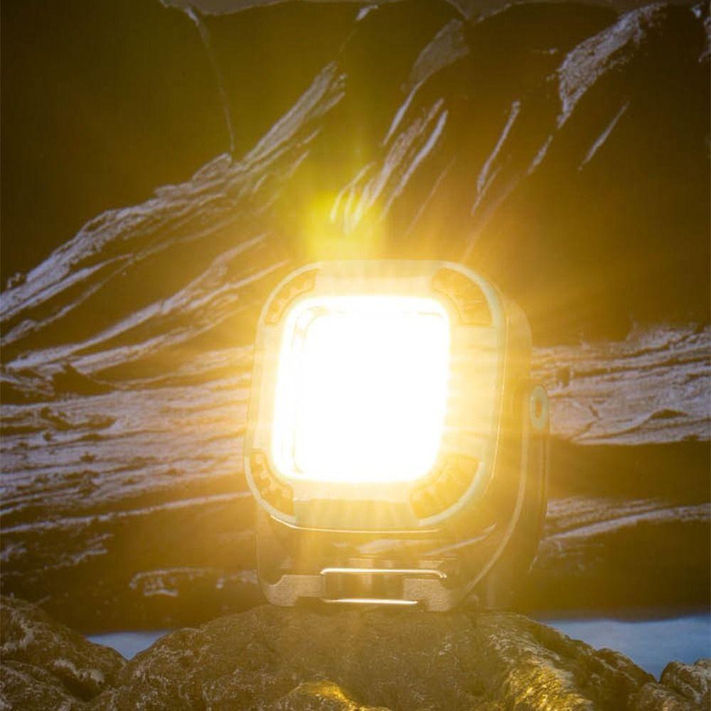 Super Bright Camping Led Work Light Portable Compact Mini Camping Light USB Rechargeable 1200mAh Outdoor Emergency Lantern