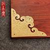 Thickened Antique Corner Cabinet Door Copper Corner Printing Corner Piece Door Furniture Decoration All Copper Corner Piece