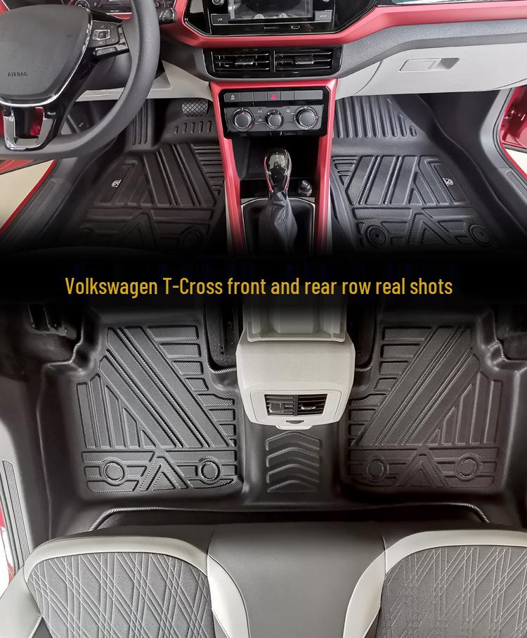 Eco-Friendly, Waterproof TPE Floor Mats for 2020 VW T-CROSS