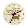 Jack Russell Terrier - Clock with Dog, Wooden Clock with Engraving, Personalised Clock by