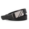 PULO Men's Automatic Buckle Leather Belt Durable Belt High Quality Comfortable Belt