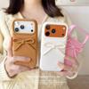 3D Bow Anti-Fall Silicone Phone Case, Compatible with iPhone 14/13/12/11/10 PROMAX