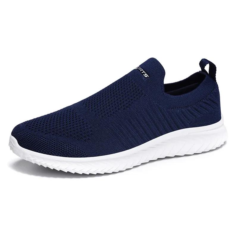 Men Women Shoes Mesh Men Shoes Lightweight Comfortable Men'S Sneakers  Autumn Fashion Slip On Flats Couple  Shoes Loafers
