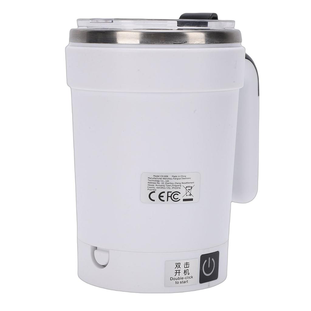 Self Stirring Mug Stainless Steel Automatic Magnetic Coffee Mug USB Rechargeable 380ML Capacity with Straw