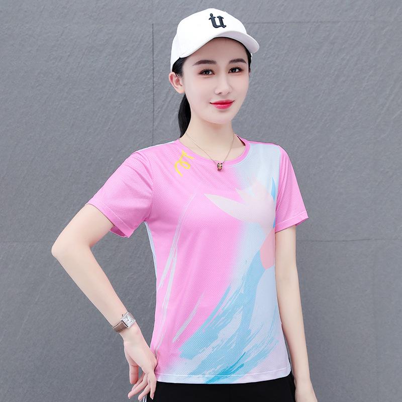 Women's Quick-Dry Lapel T-Shirt - Long/Short-Sleeve Spring/Autumn Comfort