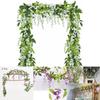 Gorgeous 2x Artificial Wisteria Flower Vine Featuring Realistic Petals For All Occasions