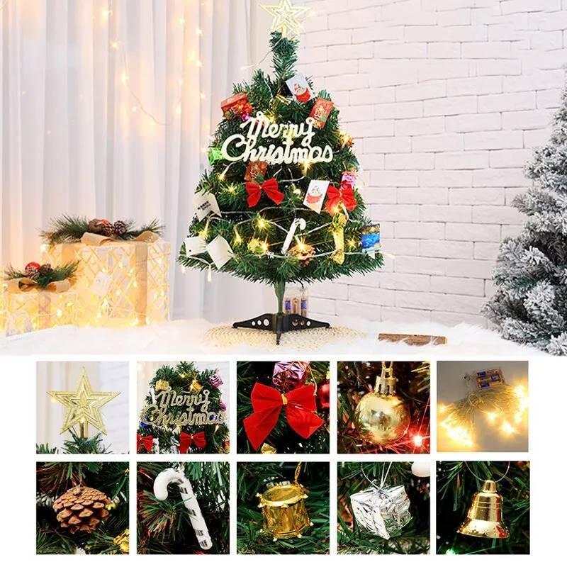 Charming Mini Christmas Tree Set In 30cm 45cm And 60cm Perfect For Holiday Dcor