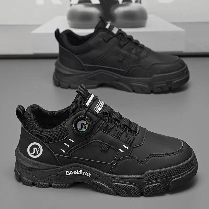 Autumn Men's Shoes New Breathable Tooling Shoes Trend Versatile Martin Boots Men's Platform Sports Board Shoes Men
