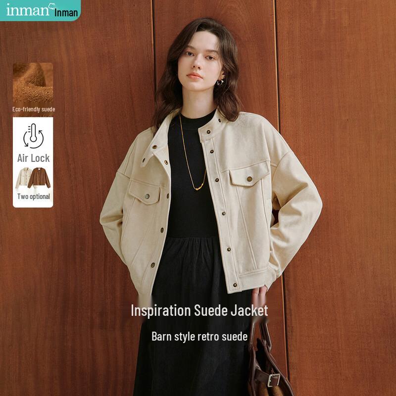 

Женская замшевая куртка в стиле ретро INMAN S