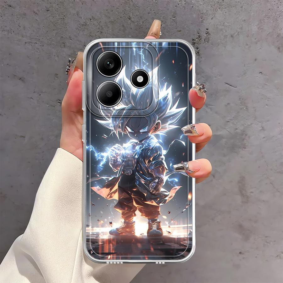 

Чехол для телефона Dragon Ball Cool Super Saiyan Мягкий для Xiaomi Redmi Note 14 Pro Plus 9 10 11 13C Note 13 12S 11S A4 12 10S 14C Redmi A4