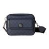 Ophidia Silberfarben Abnehmbarer Verstellbarer Schultergurt Canvas mit Lederbesatz Umhängetasche Herren Schultertasche Tiefblau 802170-FACJY-8441