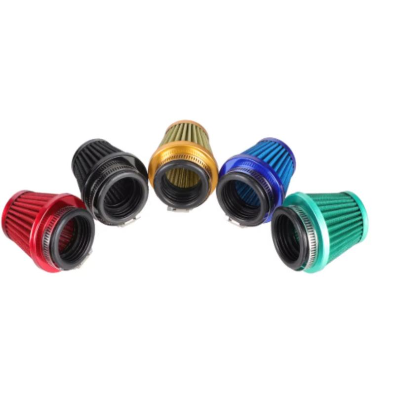 1pc 38mm Universal Motorcycle Air Filter, Short Straight High Flow Cold Air Intake Filter for Dirt Bike Scooter ATV