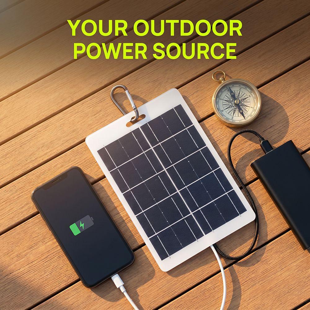 Waterproof 5V Solar Panel Portable Solar Panel Battery Panel USB Solar Panel Travel