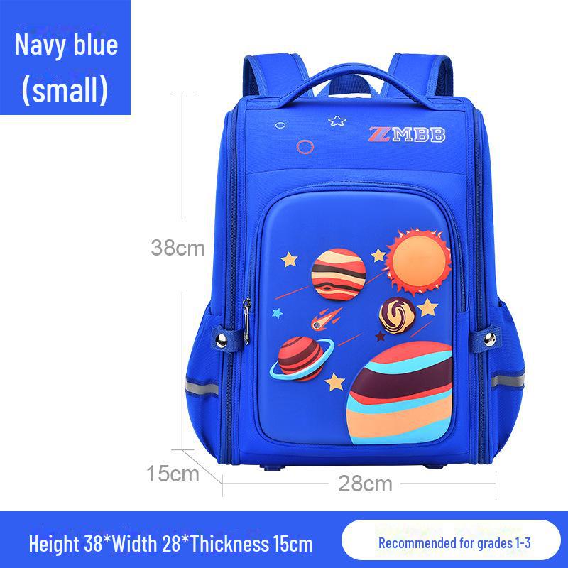 

Легкий мультяшный рюкзак Sesame для мальчиков 6-12 лет, цельный дизайн. trumpet темно-синий