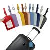 Travel Luggage Tag for Women Men Suitcase Identifier Label Baggage PU Leather Boarding Bag Tag ID Address Holder Accessorie