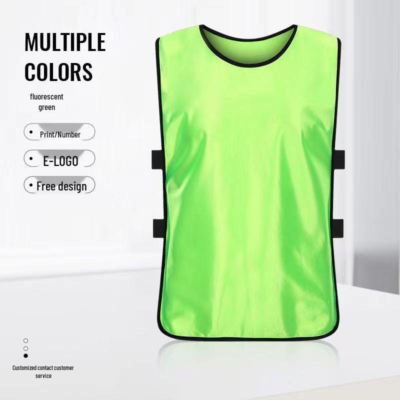 Team-Building Football Training Vest for Kids with Printable Number