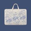 Cute Cartoon Bear Print Laptop Handbag Waterproof PU Shockproof Notebook Carrying Bag For Macbook Huawei Xiaomi 13-16 Inch