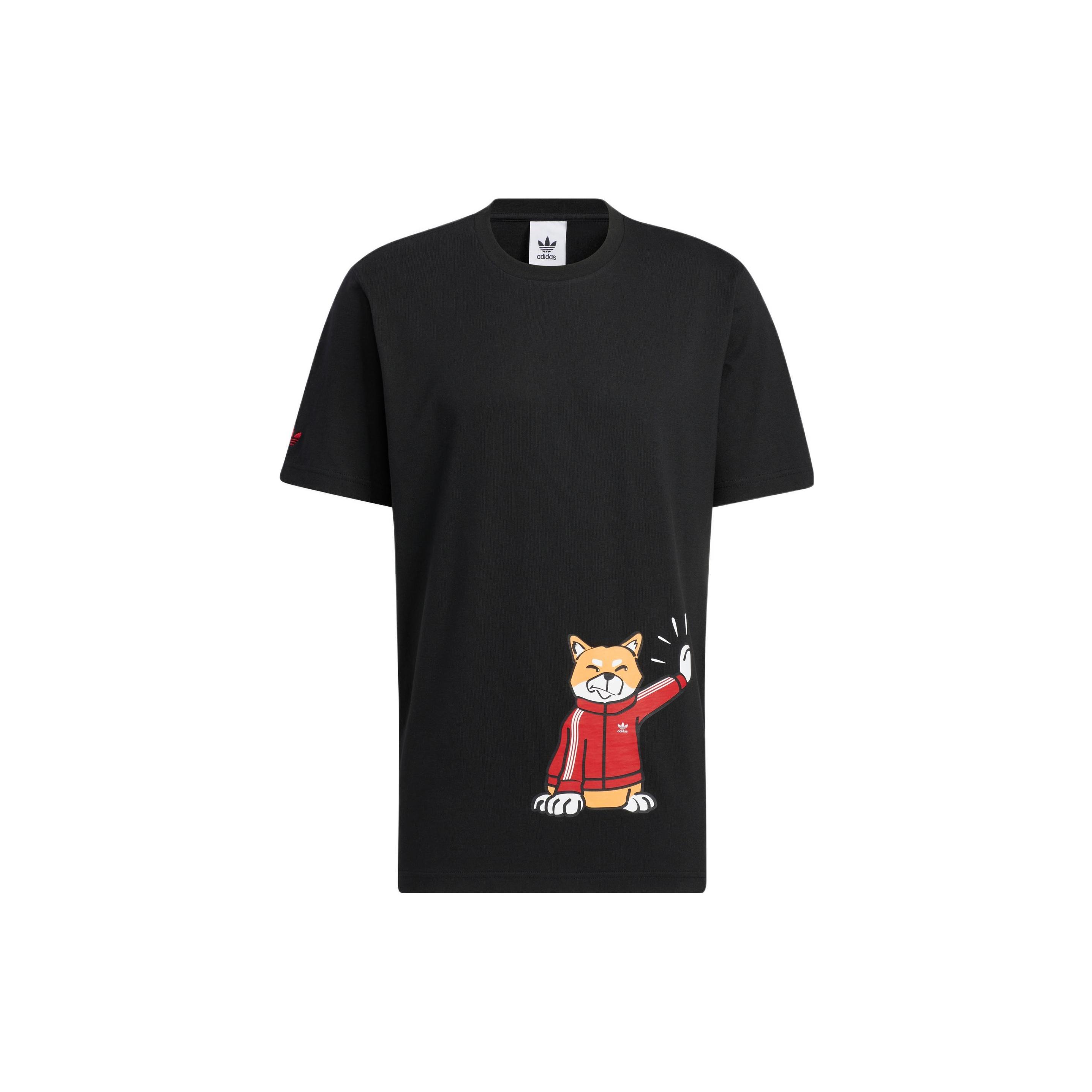 adidas originals Graphic T-Shirts  Black  Men s H49574 XL