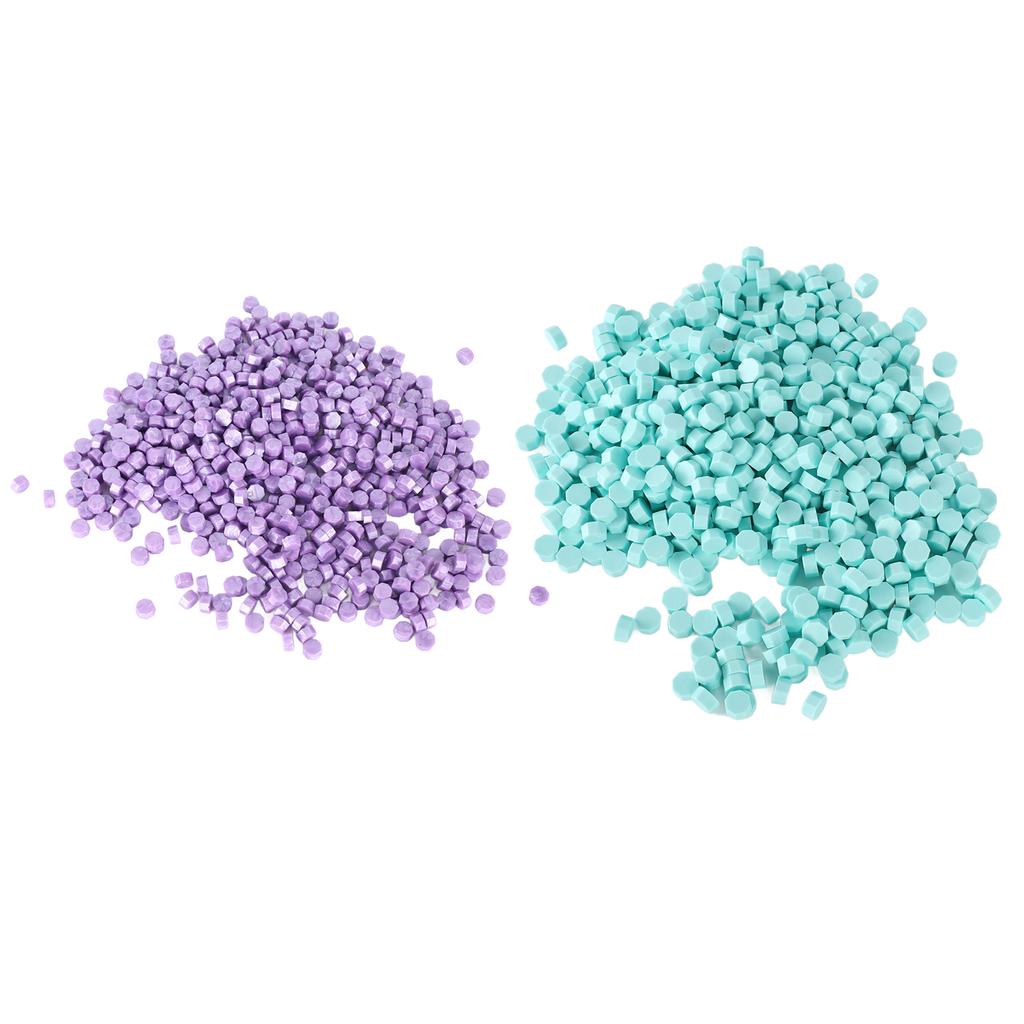 Sealing Wax Beads Pure Color Odourless Smokeless Portable Quick Dry Wax Stamp Beads for Envelope Car