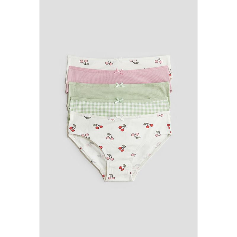 

HM Children s Clothing Girl Underwear 5 Pack 2025 Autumn New Arrival Cute Bows Cotton Briefs 1214392