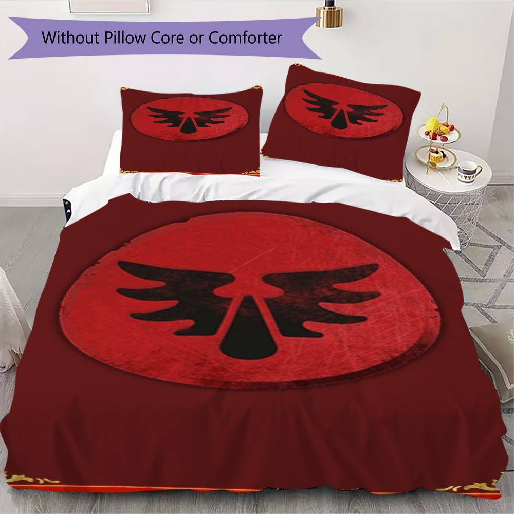 

Blood Angels cool Pattern Bedding uilt Set uilt Cover Pillowcase Home Decoration Birthday Gift (1 * duvet cover + 2 * pillowcase without core)10 135x200cm