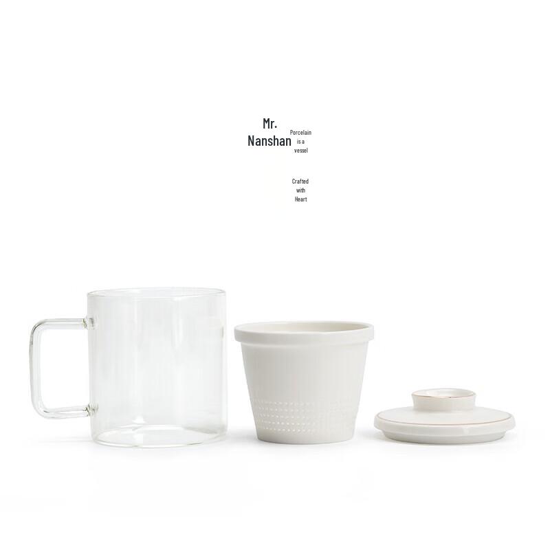 Office Glass Tea Infuser Mug