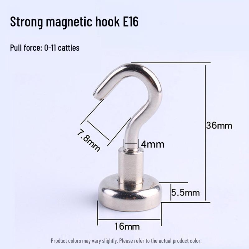 Spot No-Mark Nail-Free Magnetic Hook for Office & Warehouse