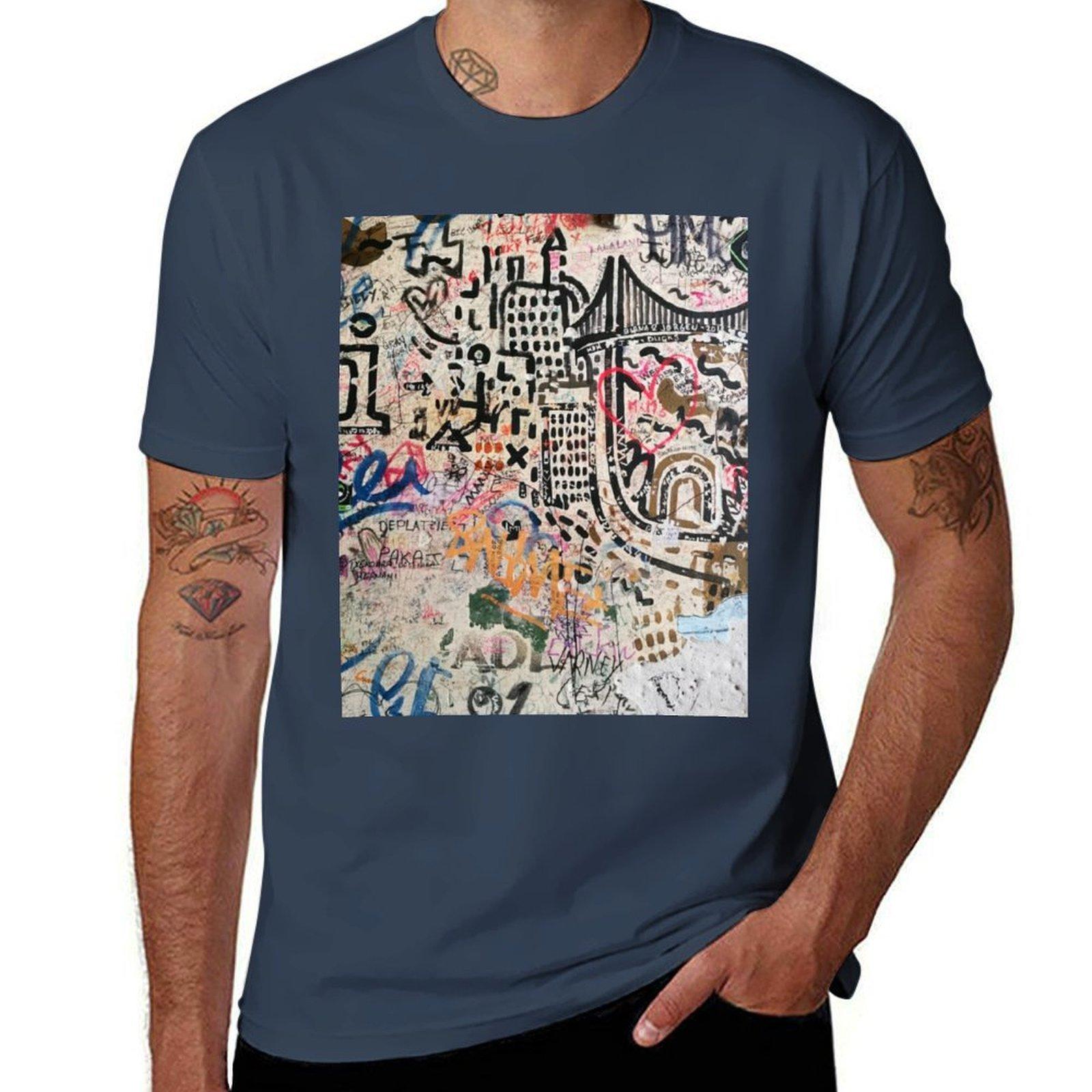 Street Art Tshirt Basic Breathable Solid Color Tshirt S