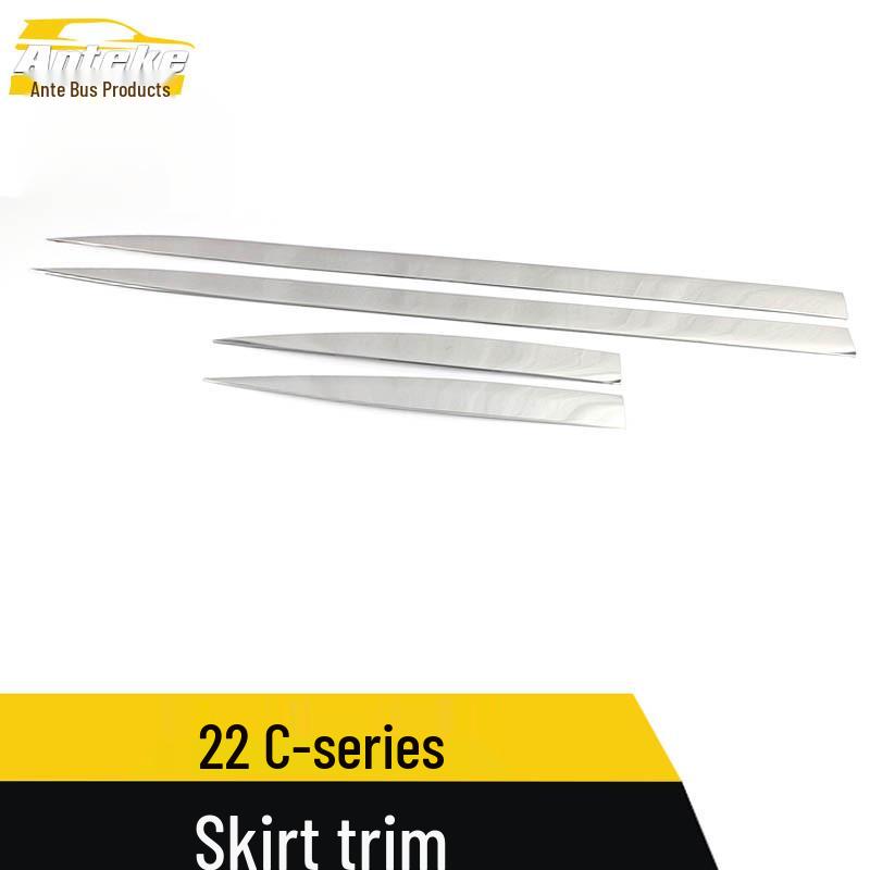 C-Class Skirt Trim and Door Edge Anti-Scratch Bright Strips