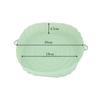 Silicone Air Fryer Liners Reusable Baking Tray Cooking Oven Accessories Round Basket Pot Bowl With Side Handles
