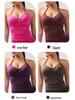 Dfyne Stoßfester Neckholder-Sport-BH mit Brustpolster - High-Intensity-Yoga-Camisole für Damen