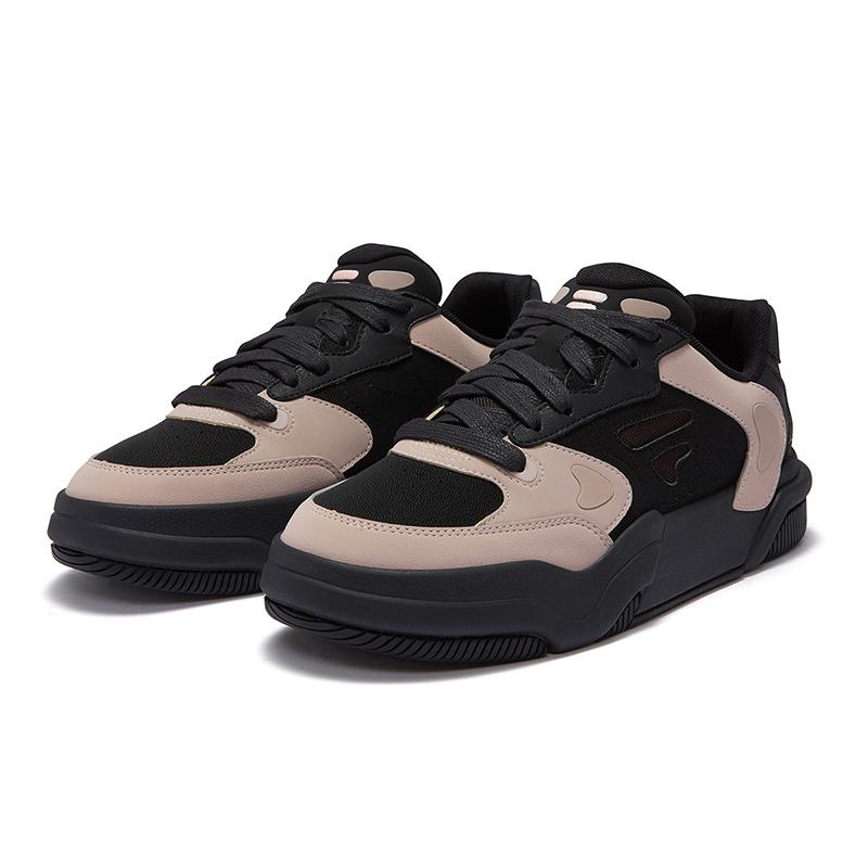 FILA Fusion Grind Fashion Versatile Low-Top Skate Shoes Women sneaker Black Gray Purple T12W442309FTC