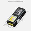 Outdoor Multifunctional Digital Display Strong Light Flashlight, USB Rechargeable LED Mini Portable Long-range Maintenance Light