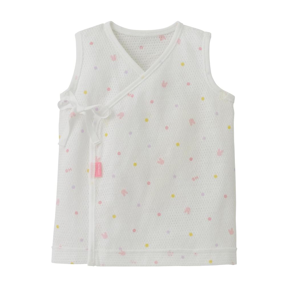 MIKI HOUSE HOT BISCUITS Mesh Underwear Set for Boys and Girls, Baby/Kids, Pink, 60cm, 74-9951-793