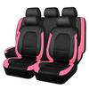 Car Seat Cover Full Set Cloth Universal Polyester Breathable Washable Suitable For Car Truck Van Suv Car Accessories