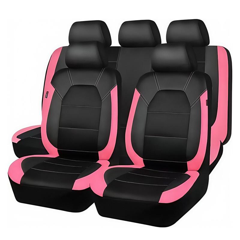 Car Seat Cover Full Set Cloth Universal Polyester Breathable Washable Suitable For Car Truck Van Suv Car Accessories