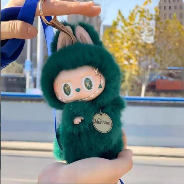 25 Neue Lububu Original The Monsters Serie Schlüsselanhänger Anhänger Labubu Schlüsselanhänger Weihnachtsgeschenk Kinderspielzeug Mystery Box