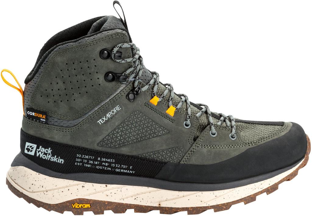 Обувь для треккинга Jack Wolfskin Terraquest Texapore Mid (4056381) gecko green